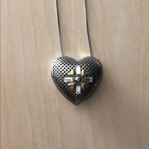 Swarovski crystal locked necklace